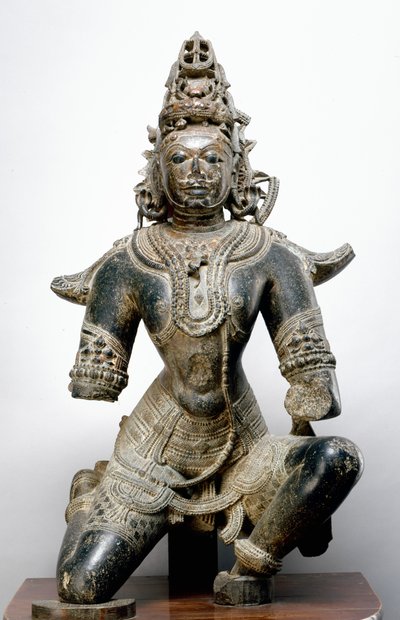 Garuda，来自Mandla Fort，Madhya Pradesh，公元1200年（黑石） 作者 Indian School