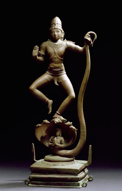 Kaliyakrishna，Chola，泰米尔纳德邦（古铜色） 作者 印度学校