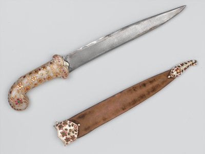 属于蒂普苏丹（Tipu Sultan）的汗汉（Khanjar），摄于1799年，地点在Seringapatam 作者 印度学校
