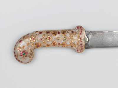 属于蒂普苏丹（Tipu Sultan）的汗汉（Khanjar），摄于1799年，地点在Seringapatam 作者 印度学校