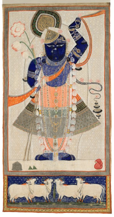 Krishna 饰 Shri Nathji 作者 印度学校