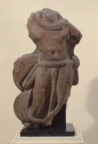 Nagaradja，蛇王（砂岩） 作者 印度学校