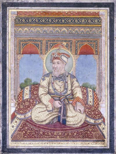 19世纪初的阿克巴·沙阿二世（Akbar Shah II）肖像 作者 印度学校
