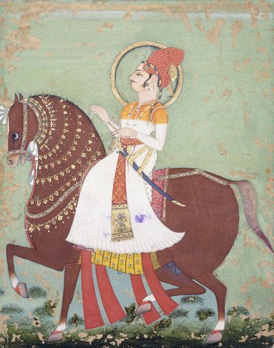 扎里姆·辛格王子，1769年 作者 印度学校