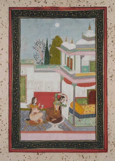 Purvi Ragini，1790年 作者 印度学校