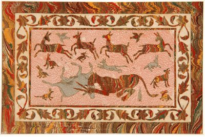 The Tigers Prey，c.1650（不透明wc＆黄金在纸上） 作者 印度学校