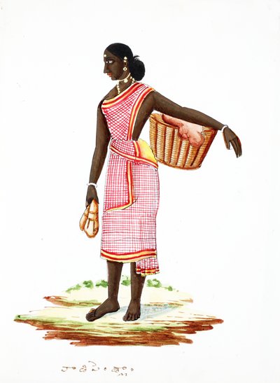 Washerwoman（wc在纸上） 作者 印度学校