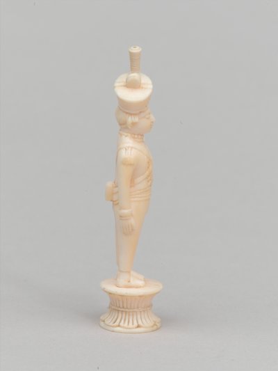 白色棋子，棋子，印度，约1820年 作者 印度学校