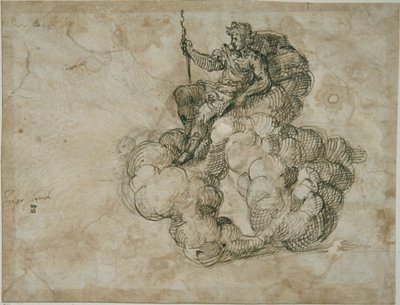 Apollo (pen & ink on paper) 作者 伊尼戈·琼斯（Inigo Jones）