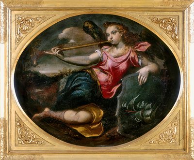 成名，Ippolito Scarsella，也被称为Lo Scarsellino，在摩德纳的Galleria Estense保存 作者 伊波利托·斯卡塞拉
