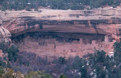 位于美国西南角梅萨维德国家公园（Mesa Verde National Park）的悬崖宫殿（Cliff Palace）。 作者 艾拉·布洛克