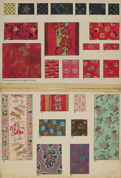 拼布和贴花被子，约1936年 作者 玛丽·伯纳