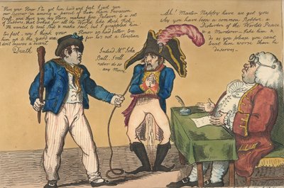 拖鞋中的尿布，1803（手工蚀刻） 作者 艾萨克·克鲁克申克