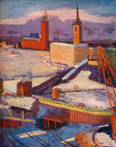 斯德哥尔摩》，约1933年 1935年 作者 艾萨克·格吕内瓦尔德