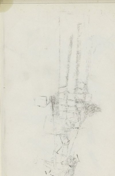 第 25 张背面粉笔画的 Abklatsch 作者 以撒以色列