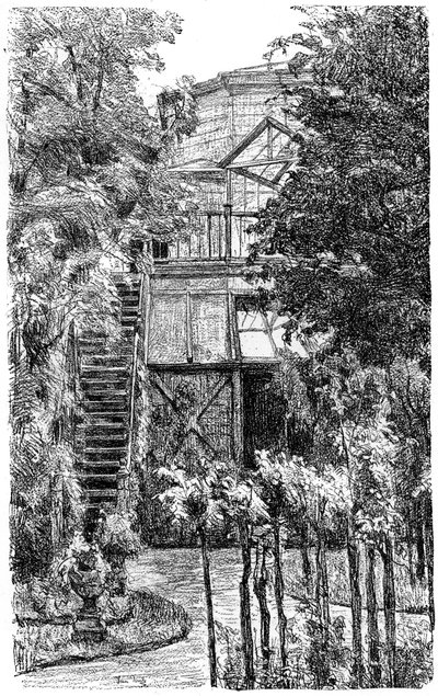 花园，c1880-1882 作者 以撒以色列