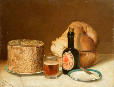 静物》，1895年 作者 艾萨克·约翰·威廉姆斯