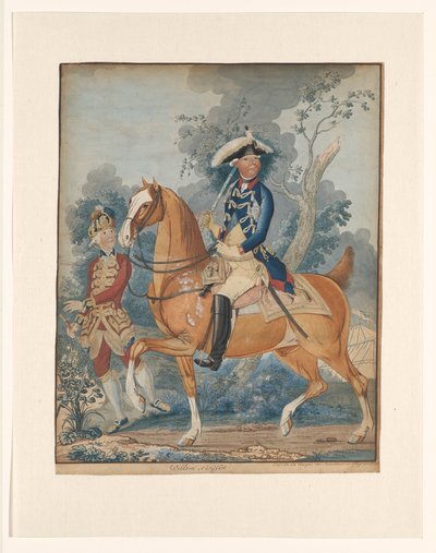 马背上的威廉五世 作者 Isaac Lodewijk la Fargue van Nieuwland