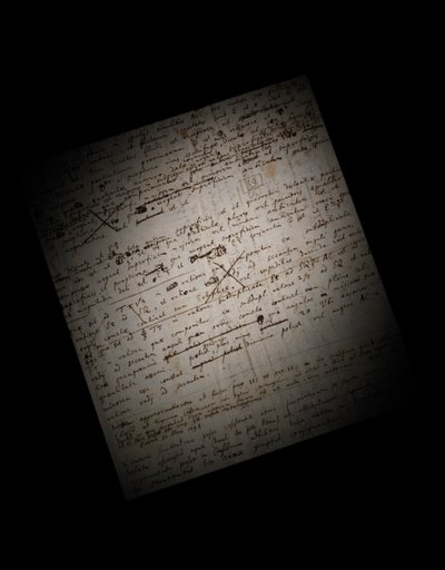 对《数学原理》的两页修订内容 作者 艾萨克·牛顿