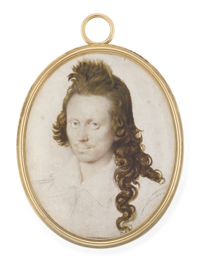 亨利·沃里斯利（Henry Wriothesley），南安普敦市第3伯爵，约1596年 作者 艾萨克·奥利弗（Isaac Oliver）
