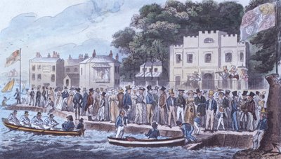 考斯的长廊，1825年 作者 艾萨克·罗伯特·克鲁克香克