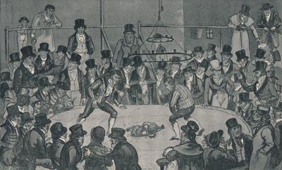 在皇家驾驶舱，1821年，1920年。艺术家：艾萨克·罗伯特·克鲁克申克，乔治·克鲁克申克。 作者 以撒，罗伯特和乔治·克鲁克香克