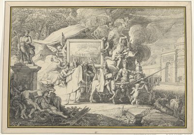 讽刺绘画和法兰西学院 Le Triomphe du Vangeur d
