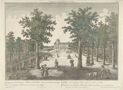 海牙的布伊滕霍夫景观
Vuë du Buyten-Hof, a la Haye.(物品上的标题） 作者 艾萨克·范哈斯特