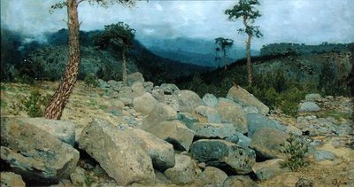 在1886年的克里米亚山脉 作者 艾萨克·伊里奇·列维坦
