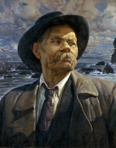 作者肖像马克西姆·高尔基1868-1939，1936年 作者 伊萨克·伊斯莱耶维奇·布罗茨基