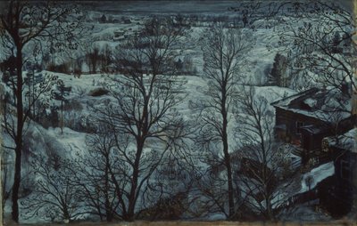 冬季风景，1917年 作者 伊萨克·伊斯莱耶维奇·布罗茨基