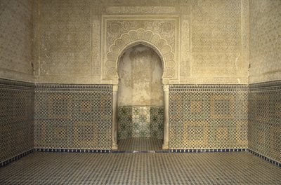 Sidi Bou Medine的Madrasa，祈祷大厅 作者 伊斯兰学校