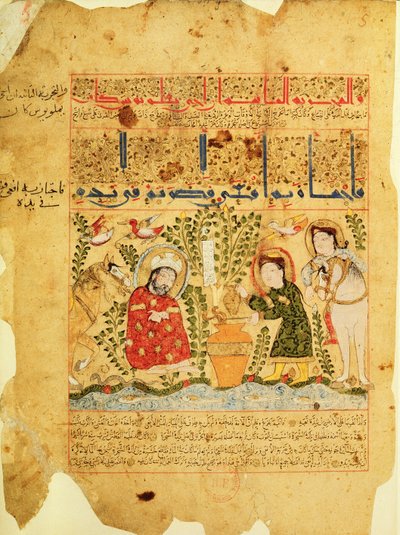 阿拉伯女士2964 fol.5来自加利恩之后的Theriac论文，1217年 作者 伊斯兰学校