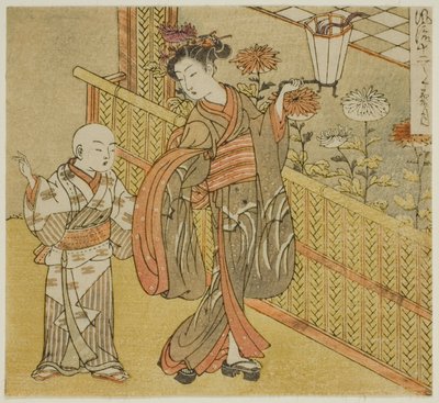 第九个月（Kikuzuki），选自 "时尚十二个月（Furyu juni tsuki）"系列 作者 oda田K