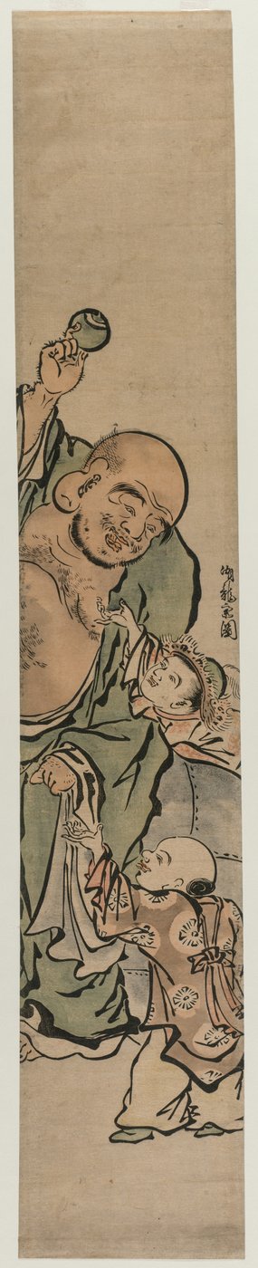 两个孩子向荷亭讨要珠宝 作者 oda田K
