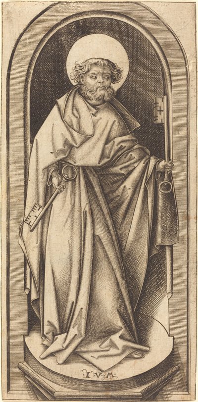 圣彼得 作者 以色列·范·麦肯纳姆（Israhel van Meckenem）