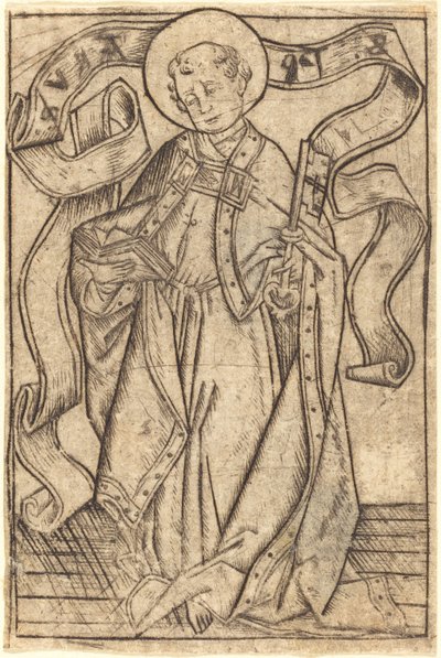 圣彼得 作者 以色列·范·麦肯纳姆（Israhel van Meckenem）