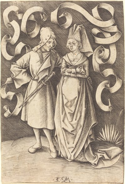 不一样的情侣 作者 以色列·范·麦肯纳姆（Israhel van Meckenem）