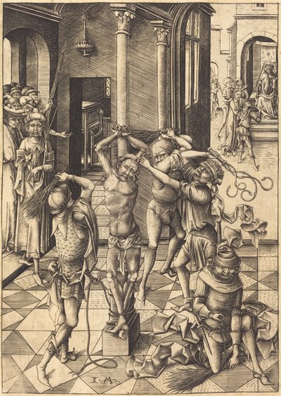 鞭刑 作者 以色列·范·麦肯纳姆（Israhel van Meckenem）