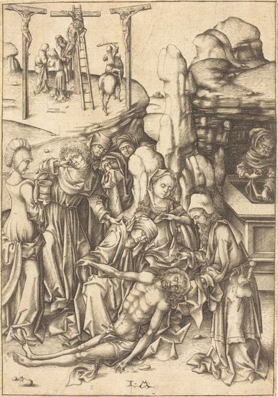 哀歌 作者 以色列·范·麦肯纳姆（Israhel van Meckenem）