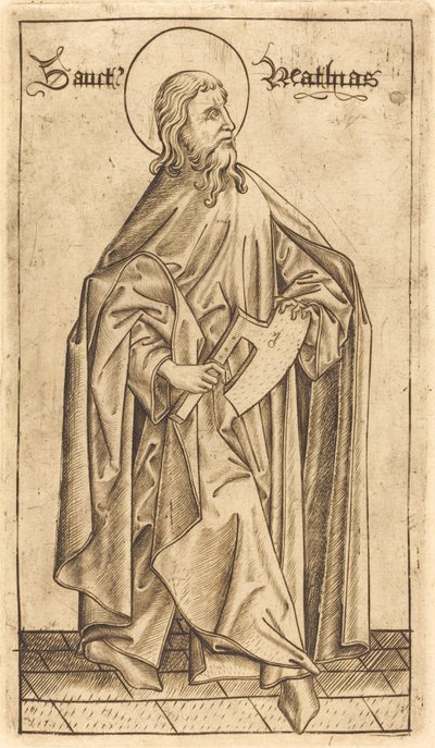 圣马蒂亚斯（？） 作者 ES Master 之后的 Israhel van Meckenem