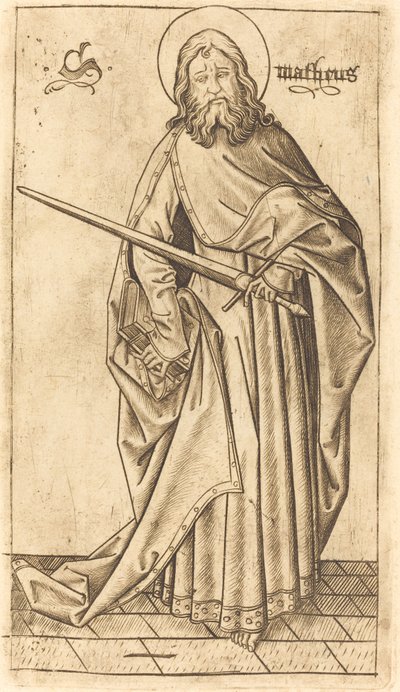 圣保罗（？）或圣马太（？） 作者 ES Master 之后的 Israhel van Meckenem