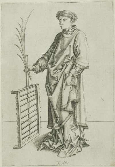 圣劳伦斯 作者 小艾希拉（Israhel van Meckenem）
