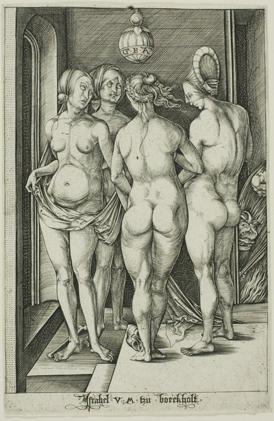 四个女巫 作者 小艾希拉（Israhel van Meckenem）