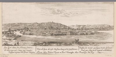 里昂与吉洛提耶尔郊区的景观
Veue de Lyon du coste Du fauxbourg de la Guillotiere（标题见实物） 作者 Lodewijk XIV（法兰克国王）