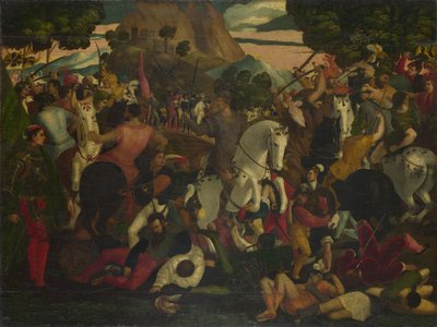 一场战斗，1530年代 作者 Italian Master