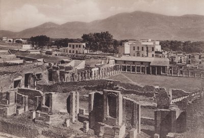 角斗士兵营全景，击剑学校（黑白照片） 作者 意大利摄影师