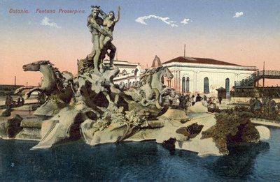 卡塔尼亚，意大利，Fontana Proserpina 作者 意大利摄影师