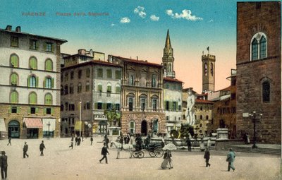 佛罗伦萨，Piazza Della Signoria 作者 意大利摄影师