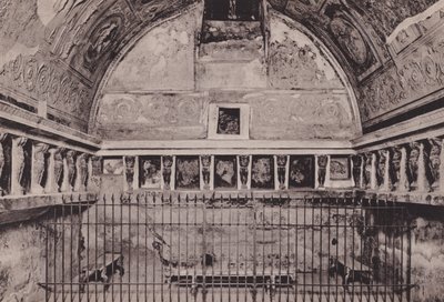 Interno Dei Bagni Del Foro, 论坛浴场内部（黑白照片）。 作者 意大利摄影师